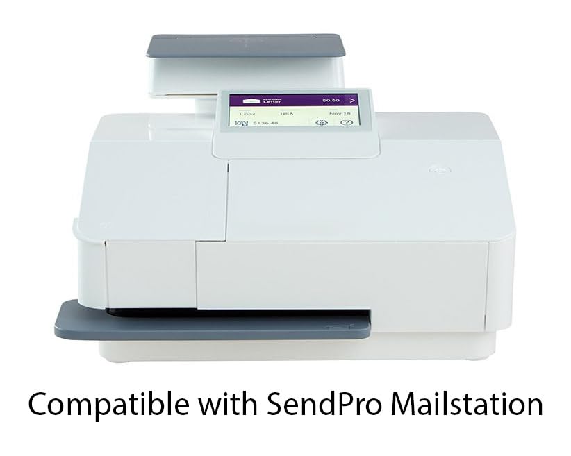 Crossroads Print Co. SL-870-1 Red Compatible Ink Cartridge for Pitney Bowes SendPro Mailstation Postage Meter | Fluorescent Red Ink | Made in USA