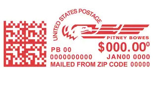 Postage Indicia Example