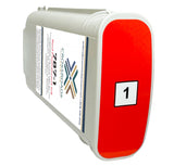 Crossroads Print Co. 787-1 High Capacity Red Compatible Ink Cartridge for Pitney Bowes SendPro P, MailCenter & Connect+ 1000 2000 3000 Postage Meter | USPS Approved Fluorescent Red | Made in USA