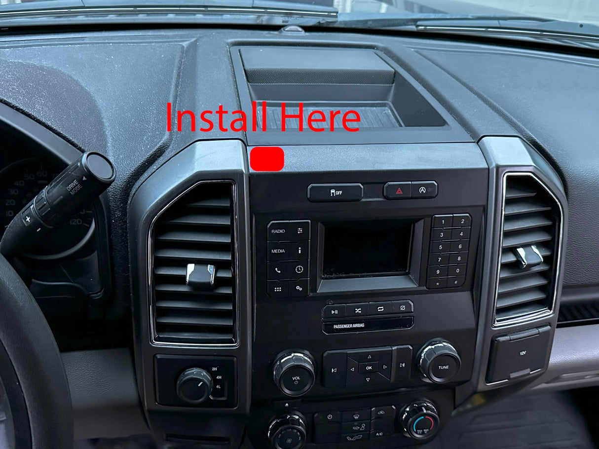Phone Holder – for Ford F150 XL/XLT 2015-2020 – (UV-Resistant/Heat-Resistant/Water-Resistant), N52 Compatible Magnet Array-Compatible with iPhone Ring, Portrait and Landscape Mode