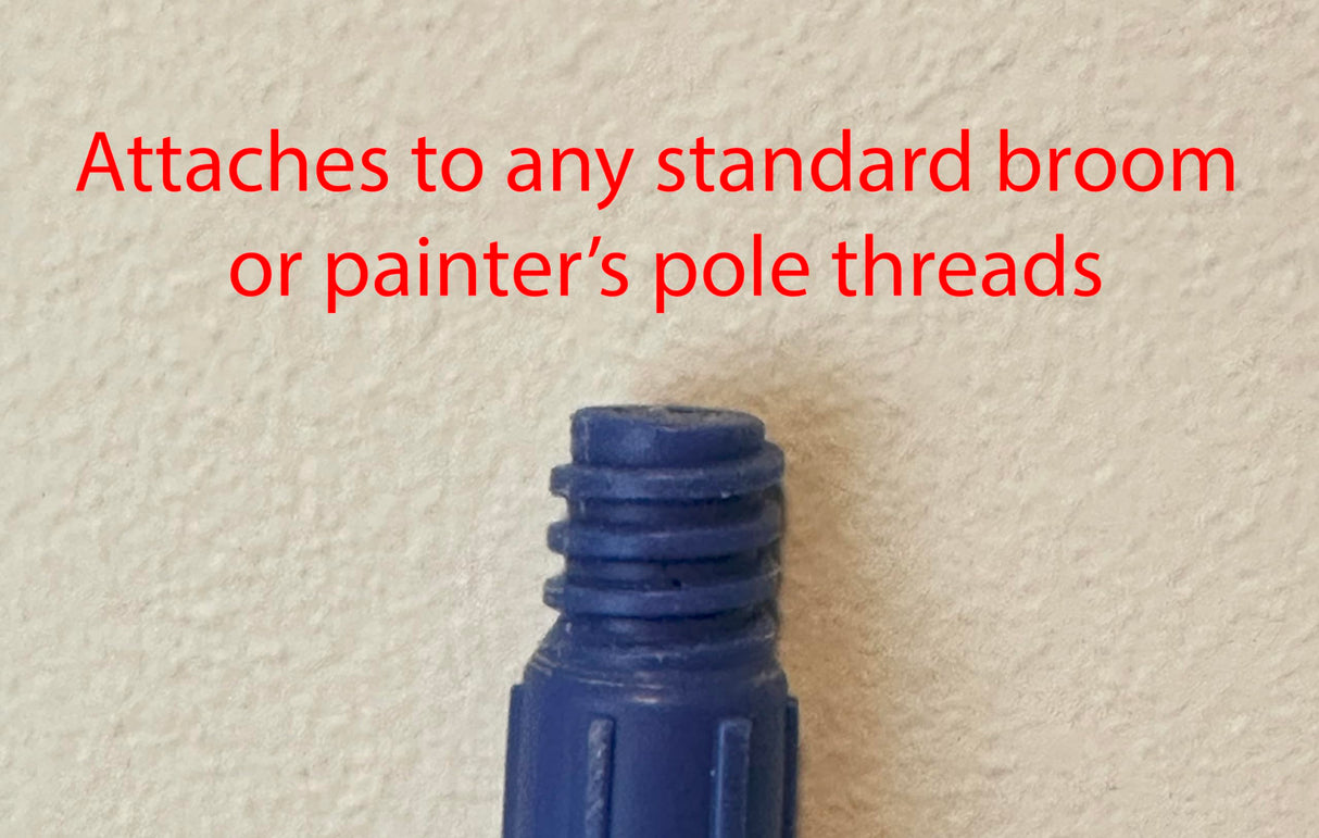 Light Hanger Hook Attachment, Universal 3/4-5 Acme Thread for Broom Handles, Ladder-Free Holiday Decoration Tool, 3 oz