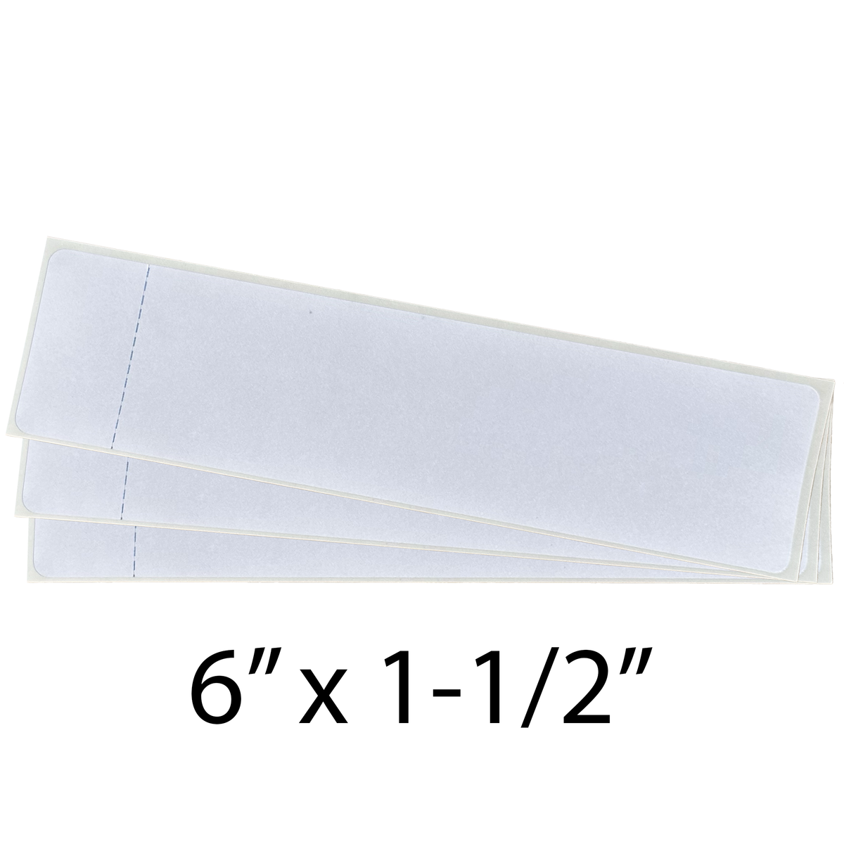 MT1N250 compatible Quadient postage meter tape labels, 6 x 1-1/2 inch white self-adhesive single-strip labels Copy