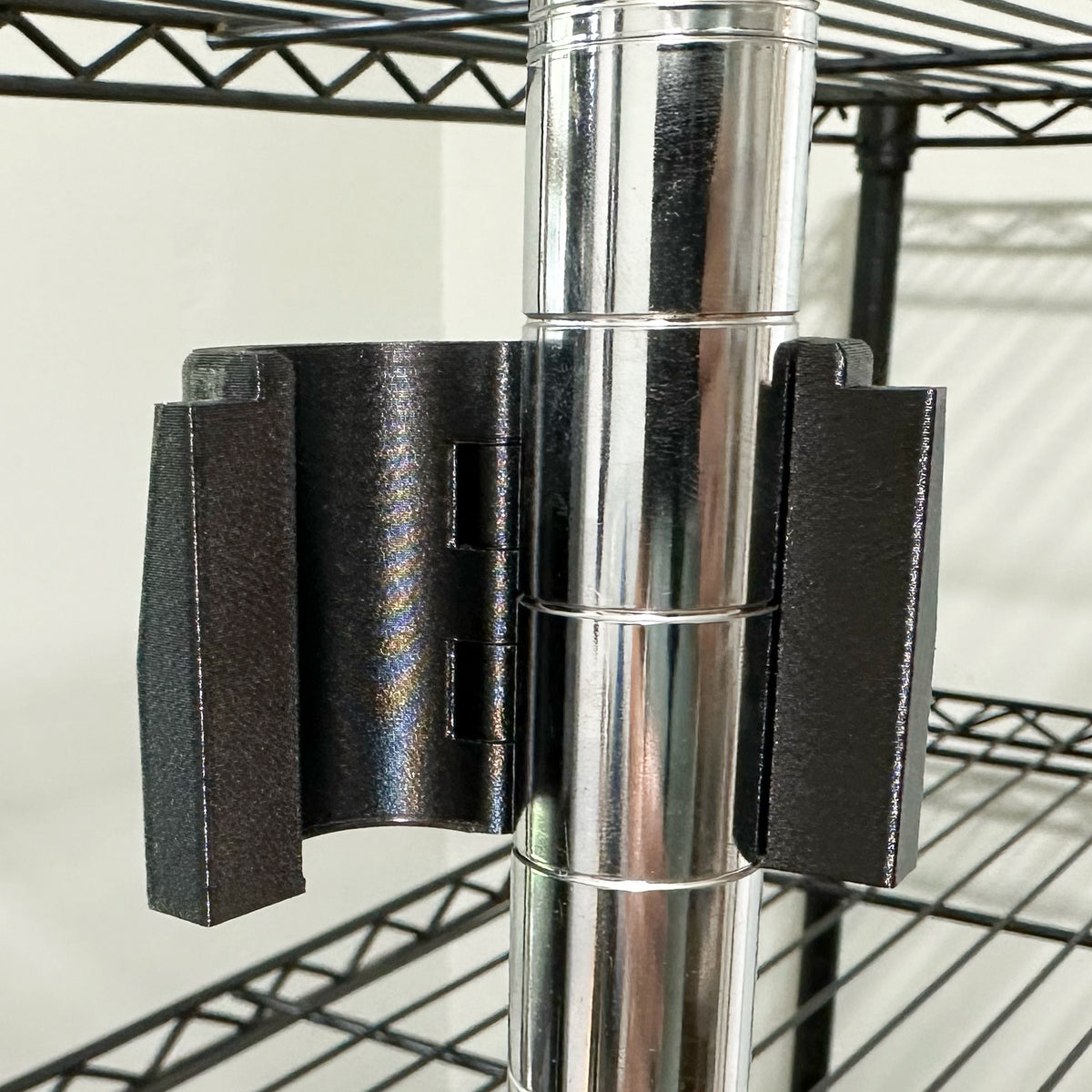 Spray Bottle Holder for 1-Inch Diameter Wire Shelving Poles - 100 mm