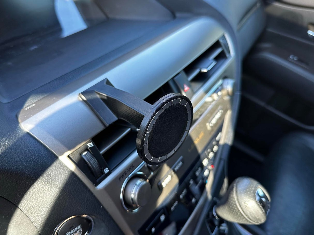 Phone Holder – for Lexus RX350 (2010-2015) – (UV-Resistant/Heat-Resistant/Water-Resistant), N52 Compatible Magnet Array-Compatible with iPhone Ring, Portrait and Landscape Mode - Black