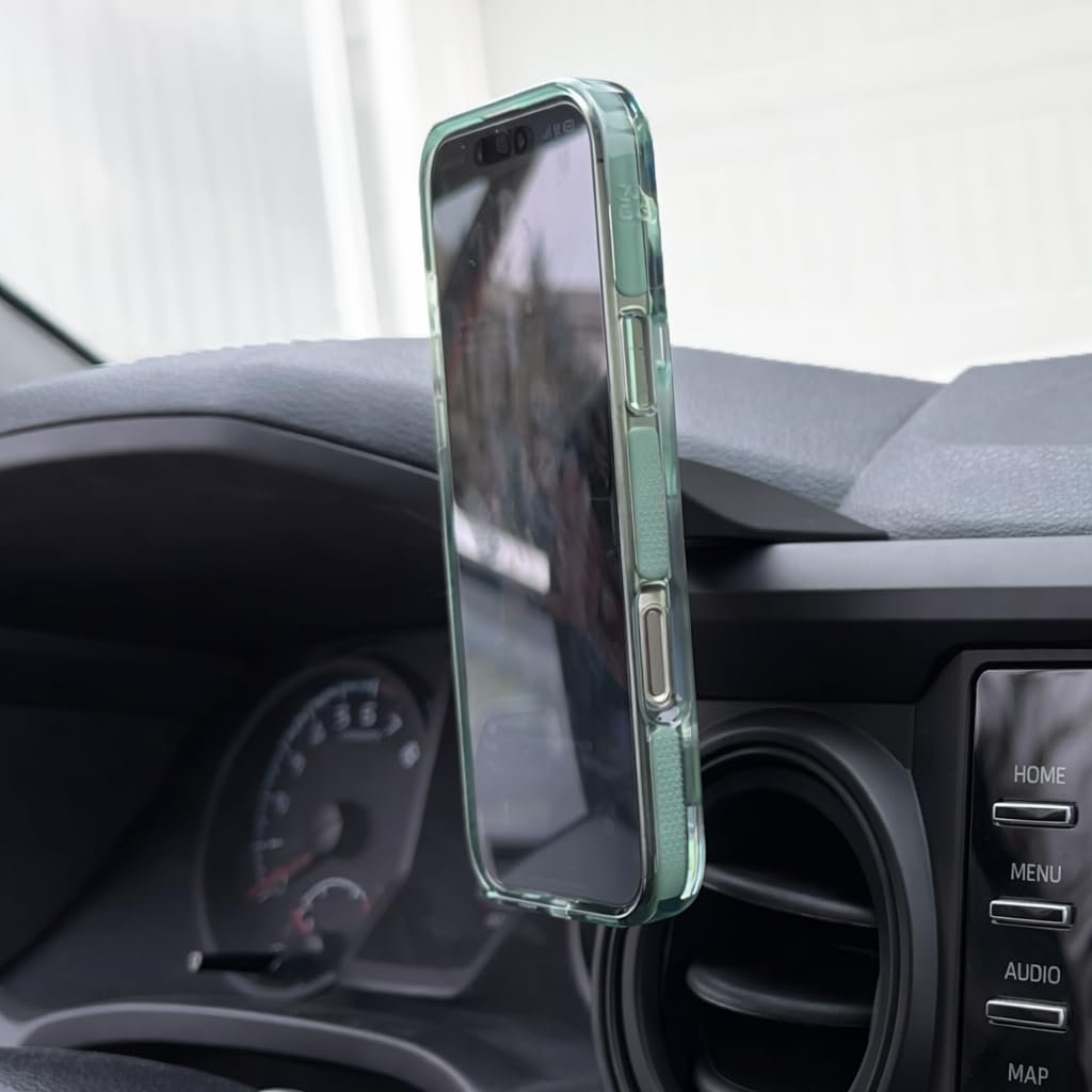 Toyota Tacoma Phone Mount (2016-2023) – Magnetic Dashboard Phone Holder with N52 Magnets, MagSafe Compatible, Heat Resistant ASA Material, 3M VHB Tape Install