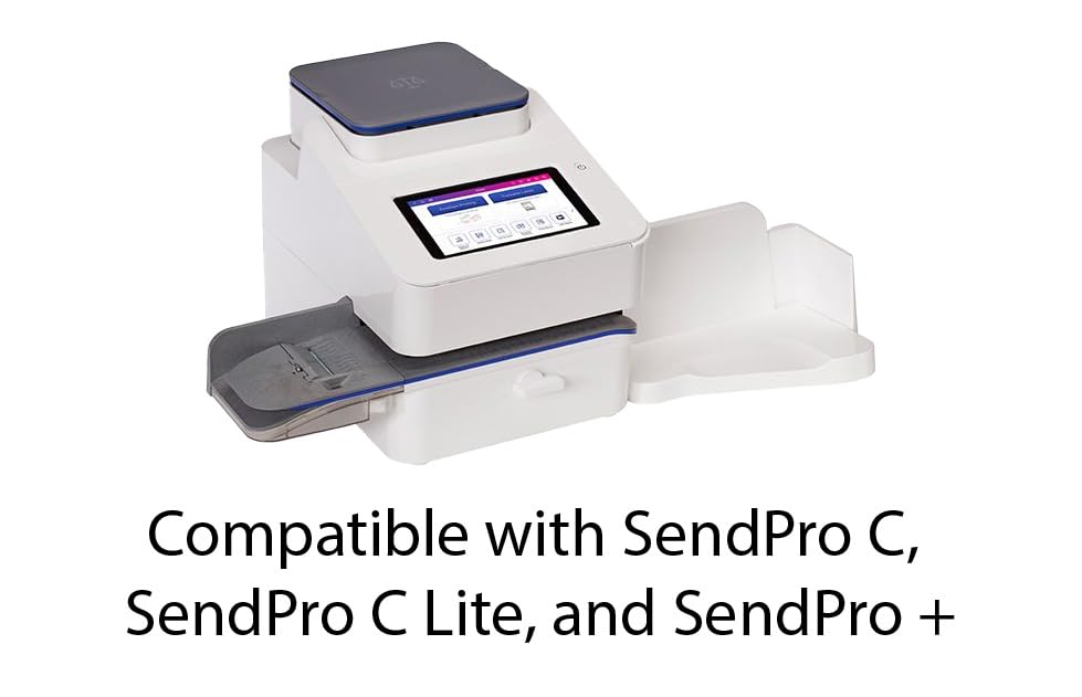 Crossroads Print Co. 798-0 Red Remanufactured Compatible Ink Cartridge for Pitney Bowes SendPro C Lite, SendPro C & SendPro+ Postage Meter | USPS Approved Fluorescent Red | Made in USA